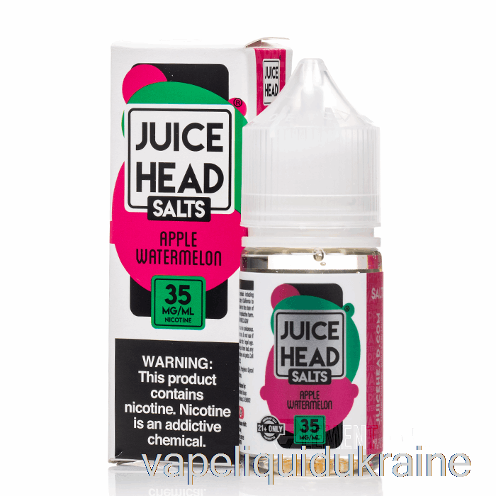 Vape Liquid Ukraine Apple Watermelon - Juice Head Salts - 30mL 50mg